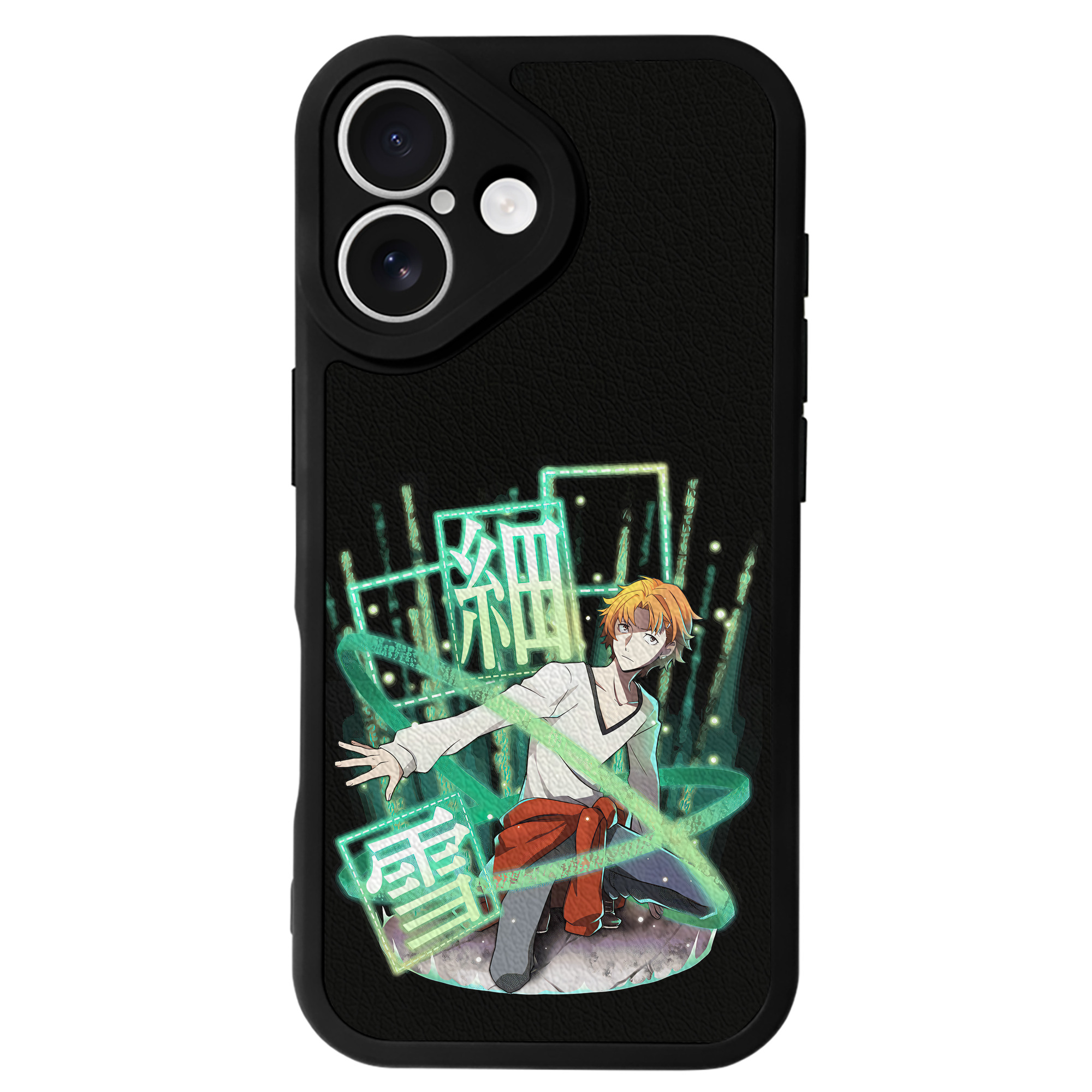 （画像用） 文豪ストレイドッグス Bungo Stray Dogs 【iPhone 16シリーズ対応】シリコンスマホケース（レザー調） 材質：シリコン